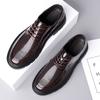 Fashion Big Size Men's Shoes Fashion Hollow Out Leather Shoes Luxury Business Casual Shoe Breathable Sandals Oxfords Dress Shoes for Men