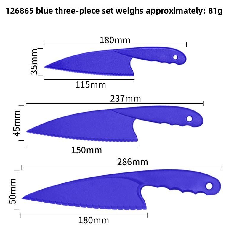 Kids Plastic Fruit Cutter With Sharp Corner Design For Birthday Cake And Dessert Cutting