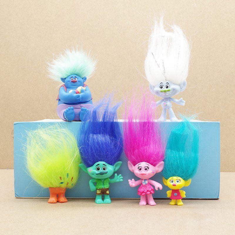 World Trolls 15cm Tour Branch Figures Character Toys Harper Biggie Doll Kids Pvc