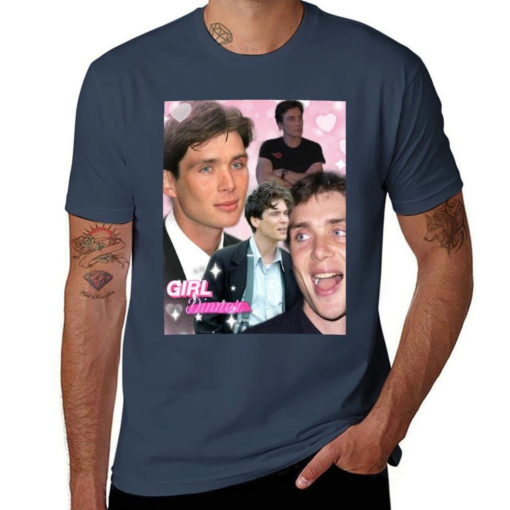 Cillian Murphy Girl Dinner Tshirt T Shirt Unisex 100 Cotton Luxury Brand Tshirt
