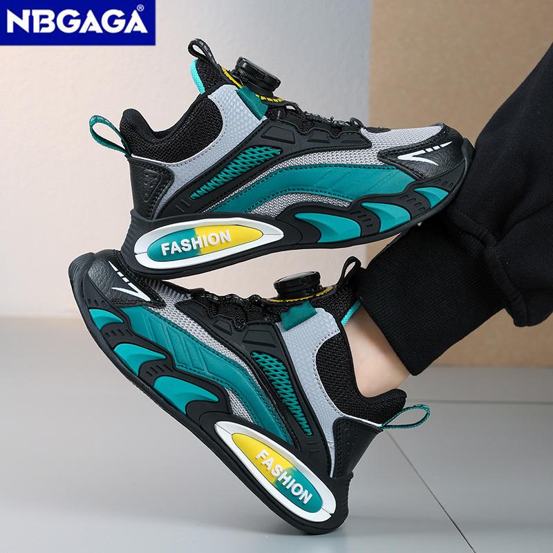 Mode Schwarze Jungen Basketballschuhe Outdoor Atmungsaktive Kinder Trainer Sport Tennisschuhe Rutschfeste Kinder Casual Schule Laufschuhe