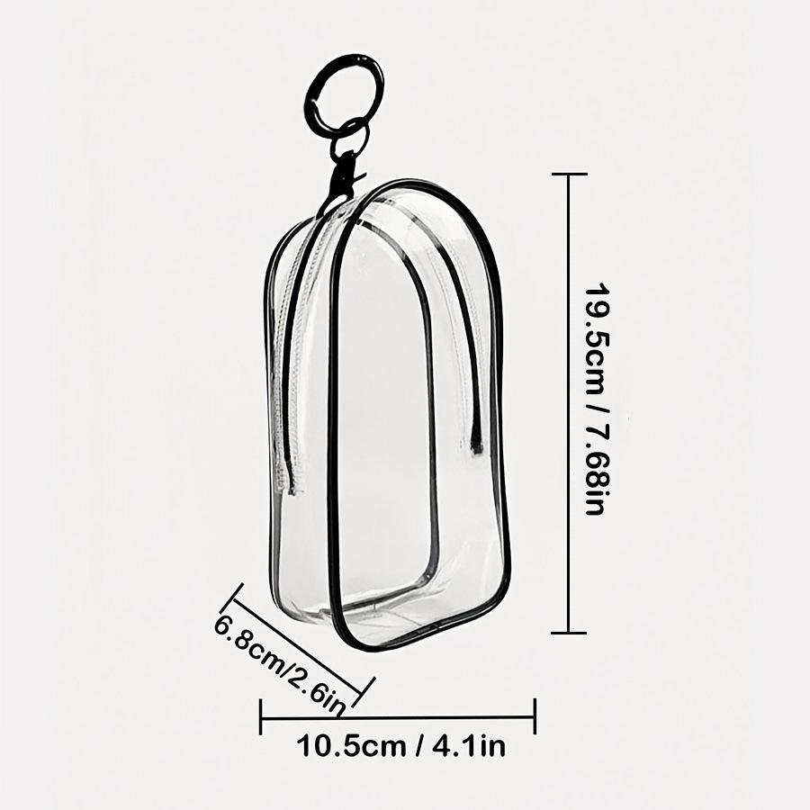 Labubu Cute Doll Transparent Dustproof Vinyl Cover & PVC Carrier Bag