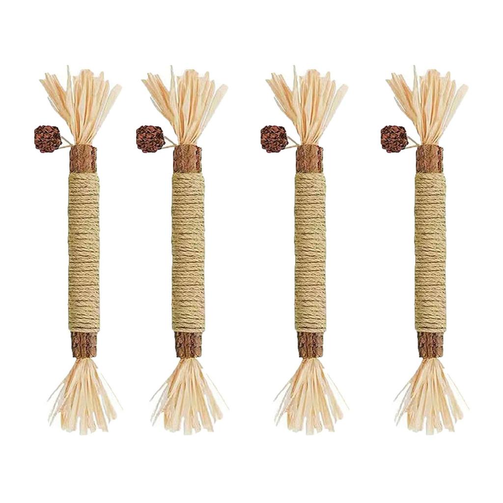 Natural Silvervine Chew Stick Made From Raffia For Healthy Play