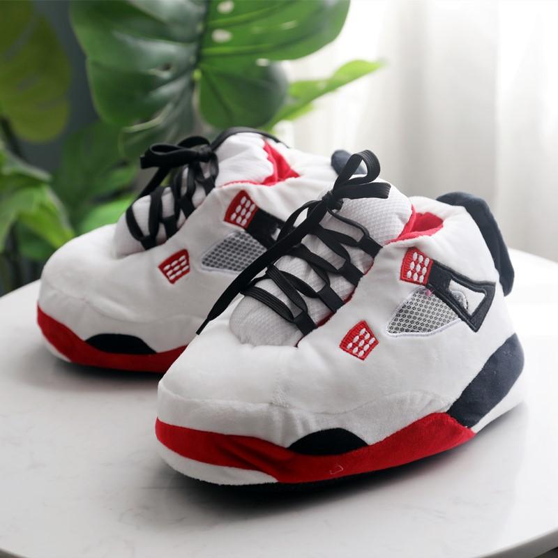 Winter Warme Hausschuhe Damen Niedliche Hausschuhe Unisex Einheitsgröße Sneaker Herren Hausboden Baumwollschuhe Frau 35-43 Plüsch Pantoletten