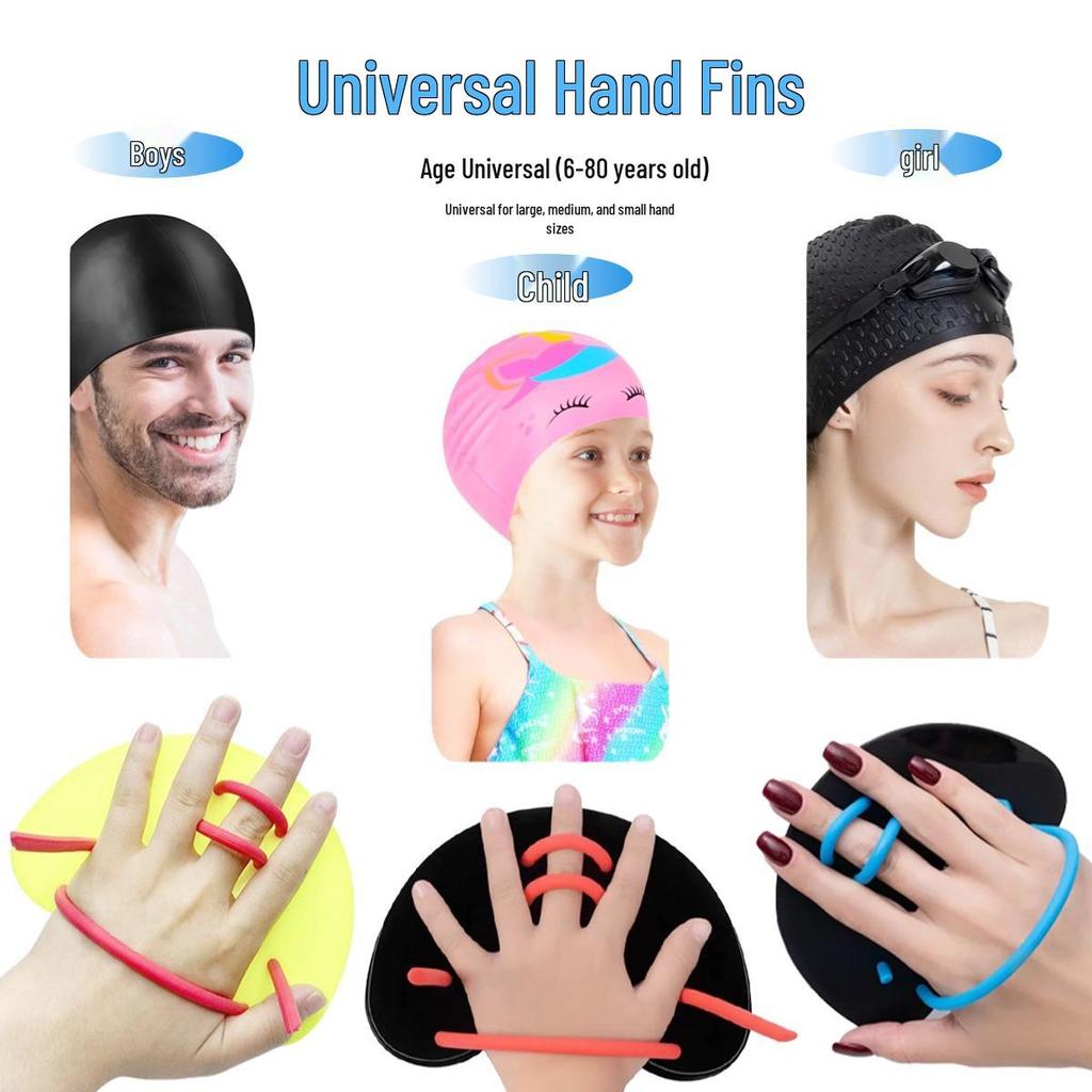 Professional Half-Palm Paddles for Technique Training In Cross-Border Swimming