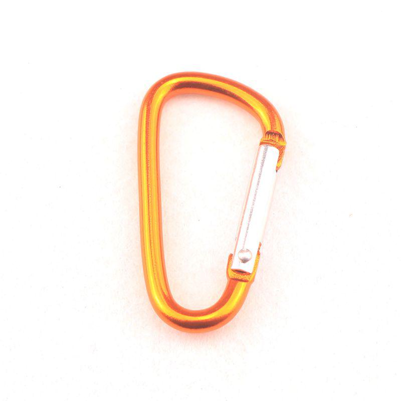 D-Shaped Aluminum Alloy Carabiner Hook: Hand Sanitizer, Water Bottle, Clothing, & Keychain Accessory