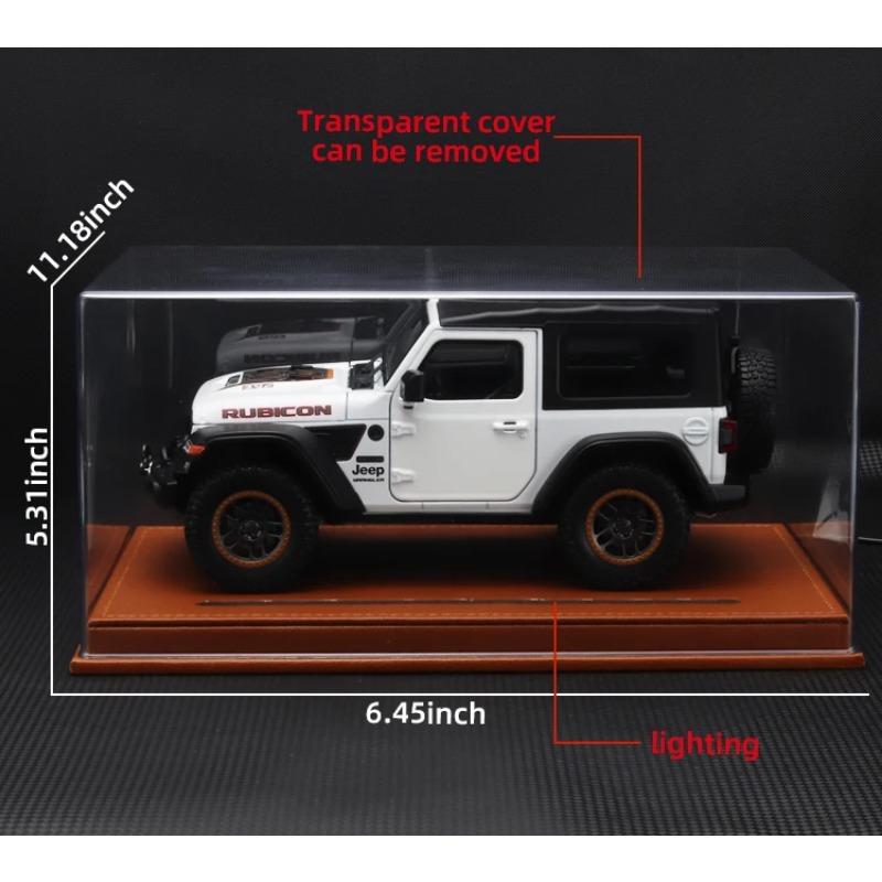 1/18 Scale Jeep Wrangler Alloy Model Car Toy with Sound and Light Effects - Perfect Gift for Kids and Collectors