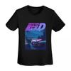 Initial D Neon Ae86 TShirt Women Short Sleeve T Shirts ONeck Clothing Cotton Summer Tees Streetwear