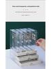Samt 3-Schicht Acryl Schmuck Organizer Box