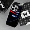 E-E30 Car Phone Case For iPhone 17,16,15,14,13,12,11 Plus,Pro Max,XS,Colored Silver Phone Case