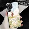 Curious George Monkey Phone Case For Samsung A25 A13 A33 5G A54 A36 A35 A56 A52 A14 Shockproof Glass Cover
