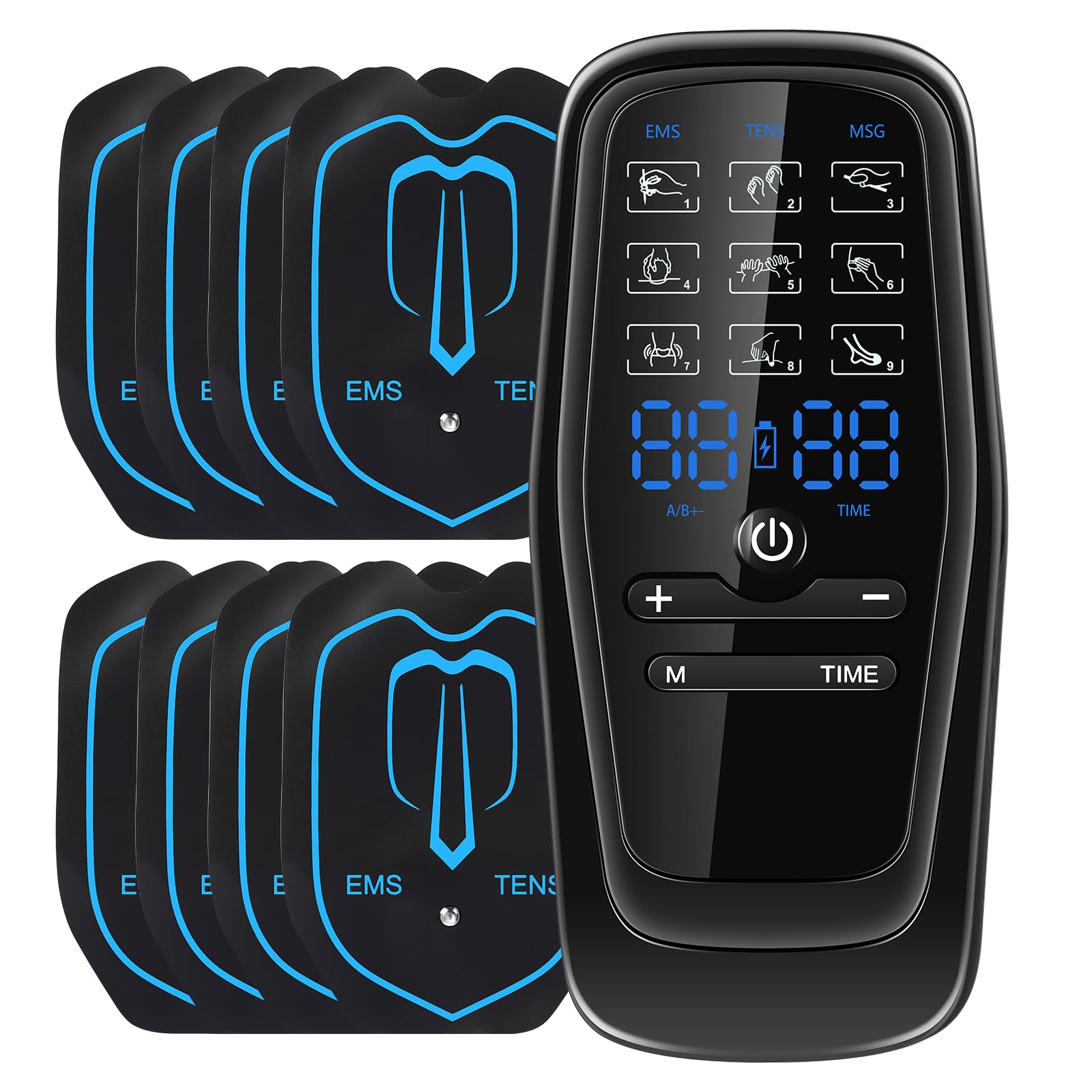 

LevaGott EMS Расслабляющее устройство с 9 30 уровнями интенсивности, двойное и идеальный подарок для уважения к пожилым и дневным режимам, уровням, каналу A/B, зарядкой Type-C,