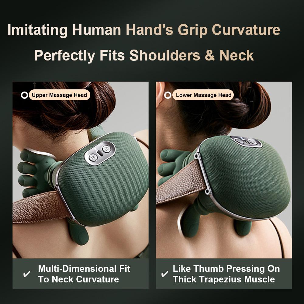 N7 Master Hand Shoulder and Neck Massager Cervical Spine Massager Trapezius Neck Massager Hot Compress Electric Cervical