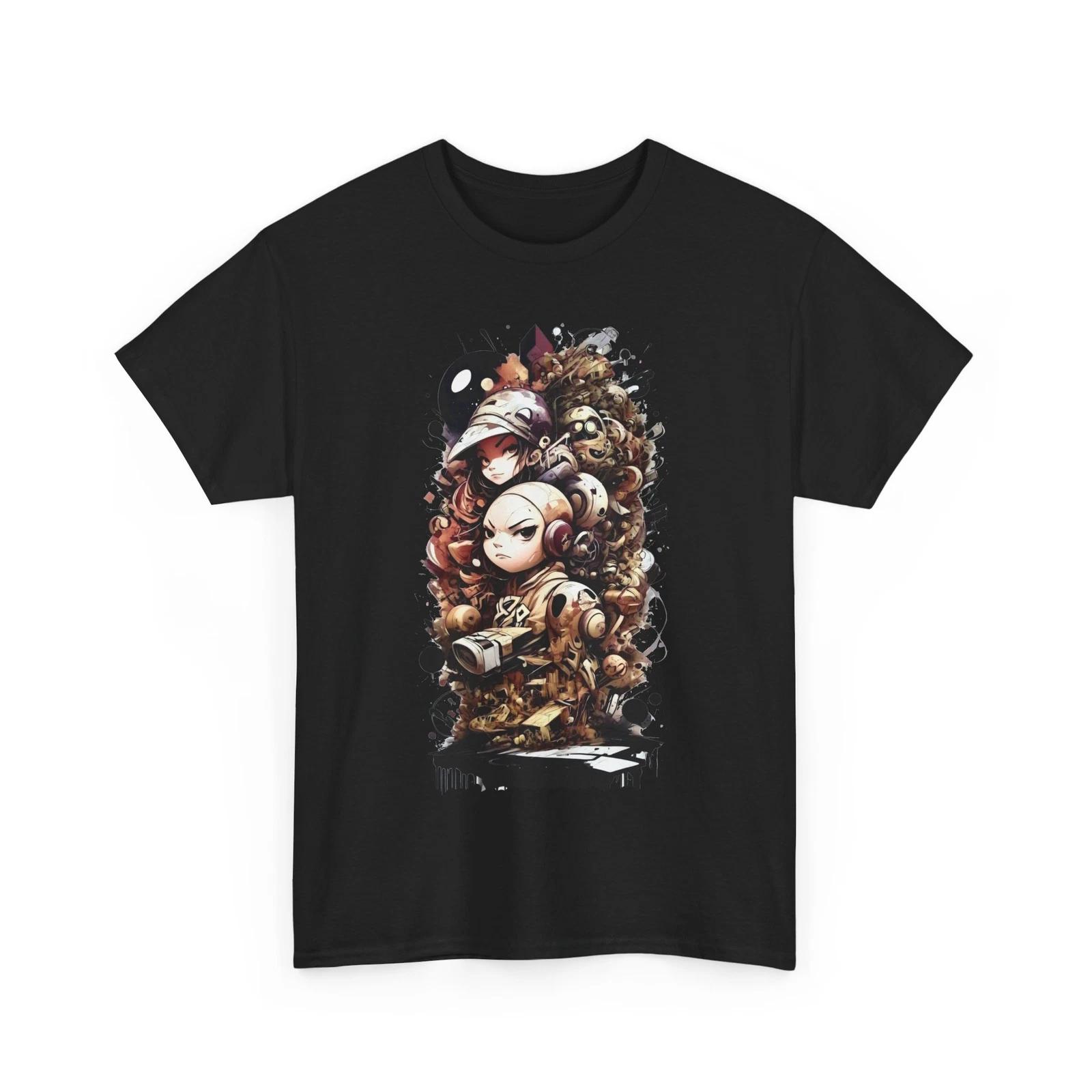 Manga Inspired Tee | Anime Style Shirt | Cool Otaku Gift Idea 3XL