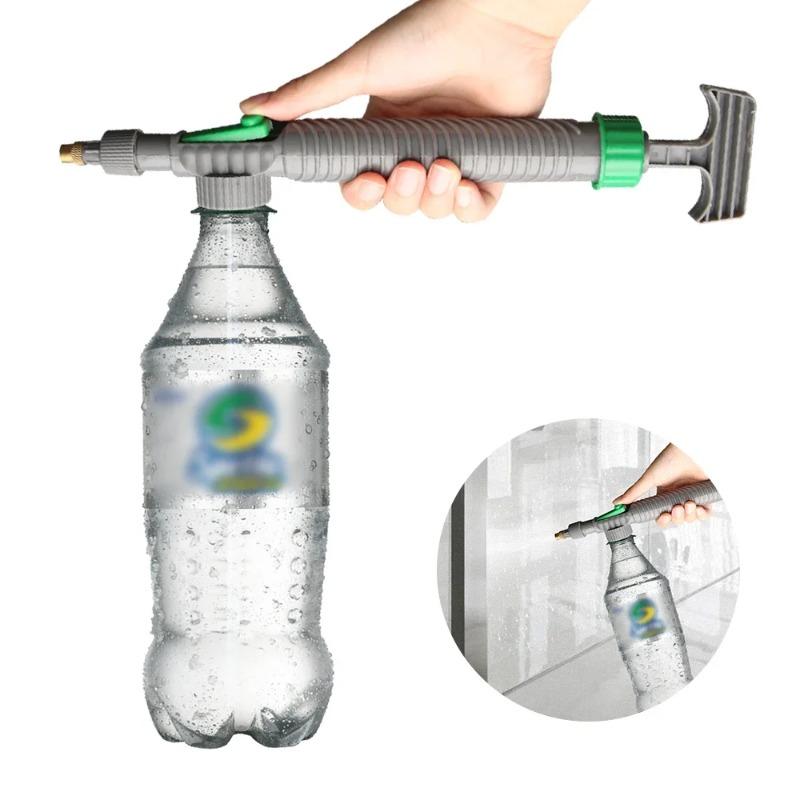 Manual High Pressure Air Pump Sprayer Adjustable Drink Bottle Spray Head Nozzle Garden Watering Tool Sprayer Agriculture Tools