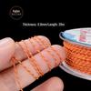 0.9mm Gold Color Hand-Woven Bracelet Rope for DIY Tassels