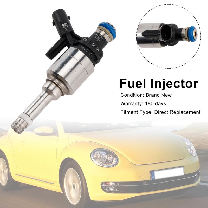 Artudatech 1PCS Fuel Injector 0261500792 Fit for VW Beetle Golf Jetta Tiguan 2.0L 06A906036Q