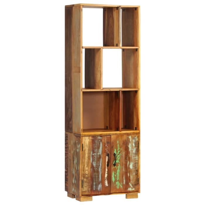 VidaXL Bibliothèque 60x35x180 cm Bois de récupération solide