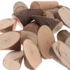 Portable Wood Slices Crafts Unfinished Blocks Wooden Hearts for