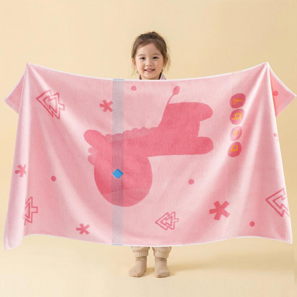 100% Cotton Cartoon Beach Towels - Extra Large, Thick & Absorbent, Suitable for Children, Maternity & Baby Use