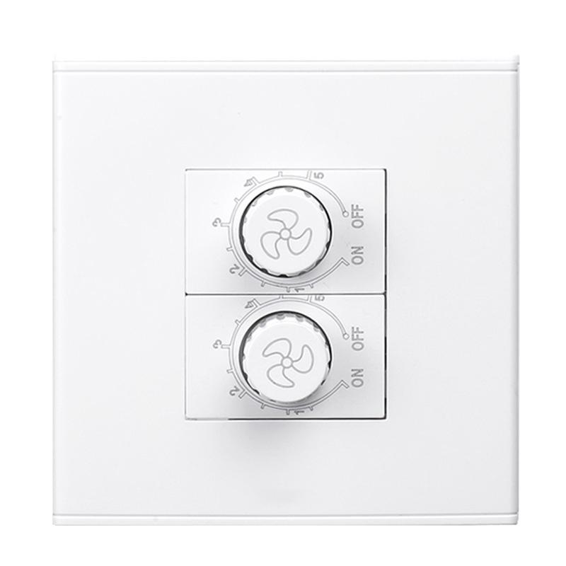 86 Typ Decken-Universalventilator-Einstellung Stufenloser Geschwindigkeitsregler 15W-200W Lüfterschalter Wandpaneel 220V Weiß Regler-Gouverneur
