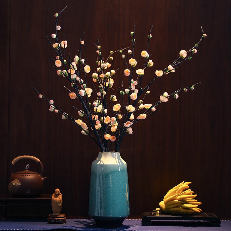 Artificial Plum Blossom Arrangement for Home Décor & Photography