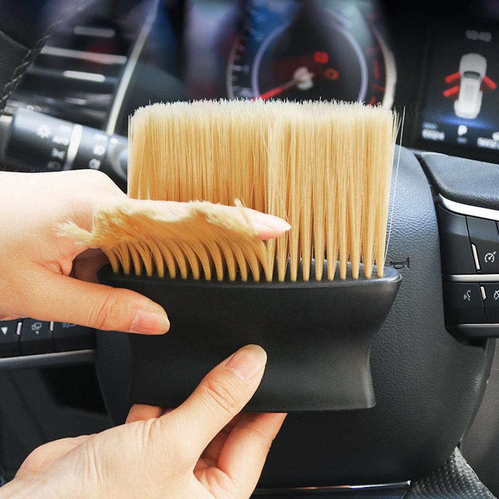 Car Air Outlet Cleaning Brush Soft Bristles Interior Cleaning Tool Car Crevice Dust Removal Brush Multipurpose Detailing Brush