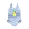 Girls Sleeveless Sling Print One-piece Swimsuit