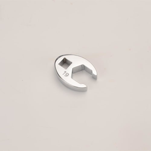 Crowfoot Wrench, 3/8" (9.5") Drive, Chrome Vanadium Steel (19mm)