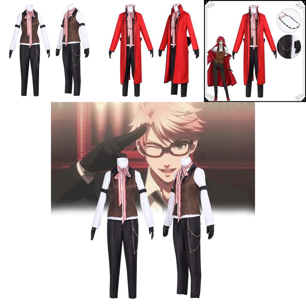 Black Butler Ii Ronald Knox Cosplay Costume Anime Manga Outfit Anime Clothing