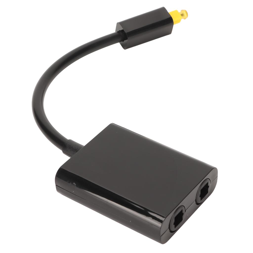 Optical Cable Splitter 1 In 2 Out Surround Sound Digital Optical Fiber Sound Cable for DVD CD Player Computer Amplifier