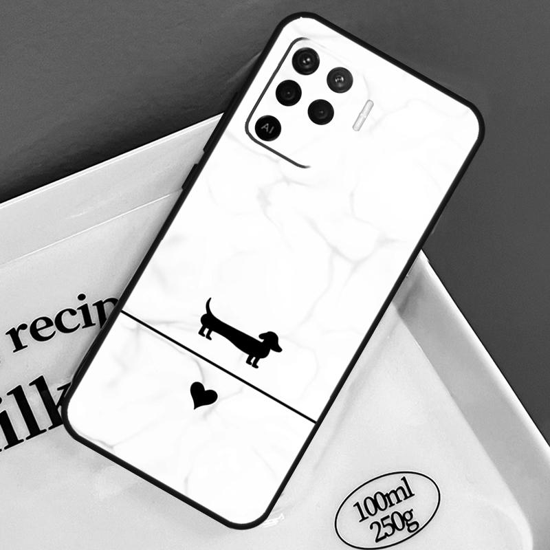 Dachshund Dog For Oppo A18 A38 A58 A78 A98 A5 Pro A96 A76 A16 A94 A74 A54 A15 A40 A60 A80 A17 A57 A77 Case