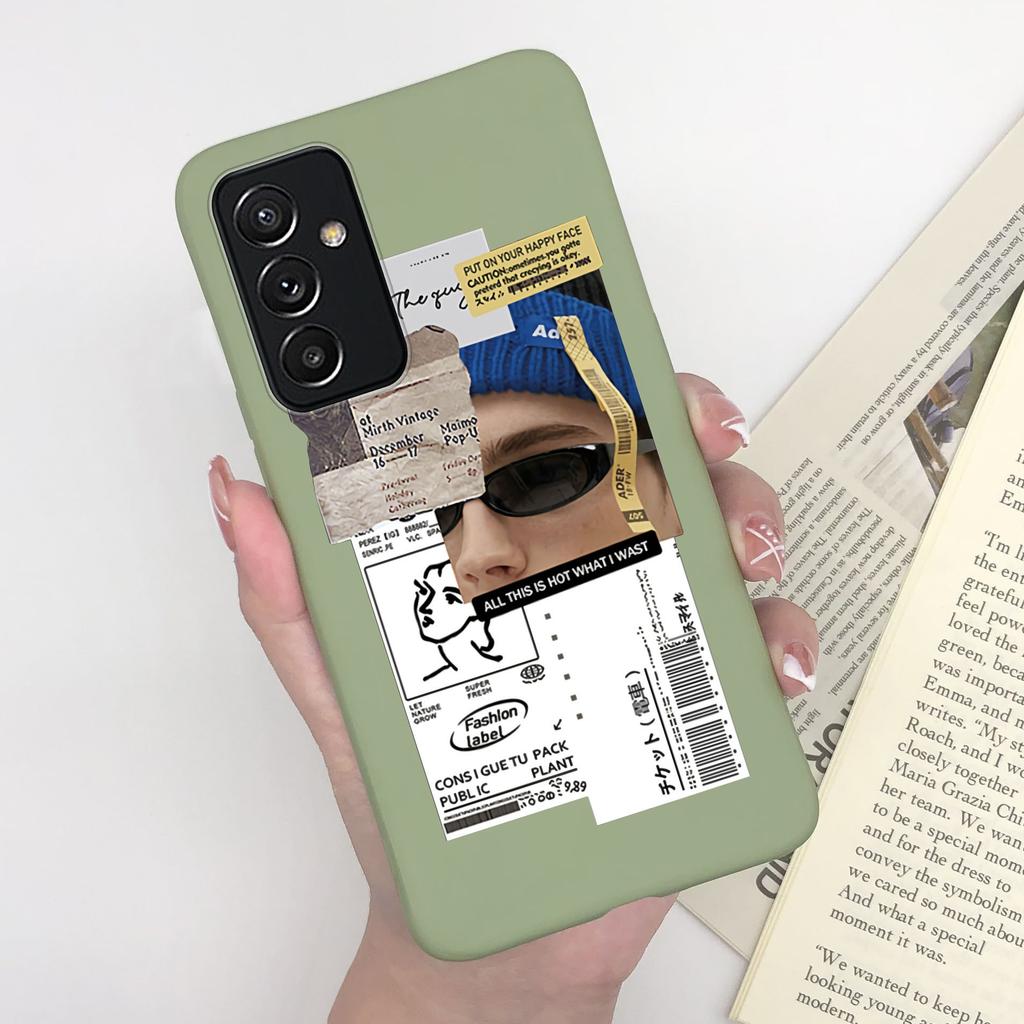 For Samsung A82 Phone Case Butterfly Lavender Matte Cover For Samsung Galaxy A82 A 82 Funda Soft Silicone Shockproof Bumper Capa