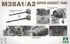 Takom Super Heavy Assault Tank Plastic Model Kit TKO2210 1/35 M28A1/A2 (Tank)