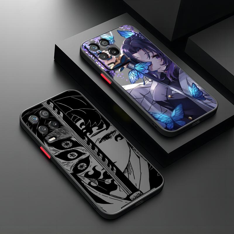 

Симпатичный матовый полупрозрачный чехол для телефона Demon Slayer для OPPO Realme Q5 C55 C33 C30S C31 C25Y S C21Y C20A C15 C11 Realme C2