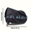Heavy Duty Waterproof Bike Cover with Adjustable Buckle Straps for Electric Bicycle EVA Bicycle Rain Poncho Dust Cover Protectio