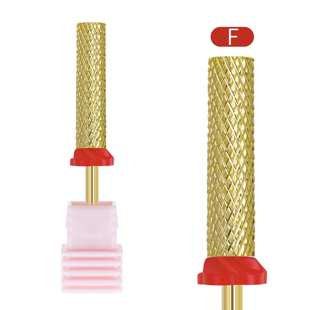 Wysokiej jakości głowica szlifująca ze stali wolframowej, bardzo długa, cylindryczna głowica szlifująca do manicure, szybkie usuwanie paznokci