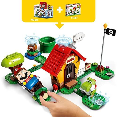 LEGO Super Mario Yoshi and Mario House 71367, Toy, Video Game, House, for Boys and Girls, Ages 6 and Up