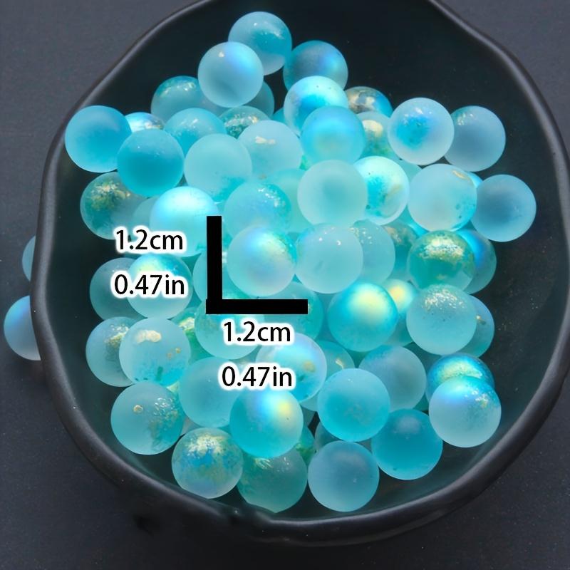 12mm Luminous Glass Beads Glow In The Dark Colorful Marbles For DIY Jewelry Aquarium Fish Tank Home Decor