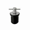 T-Handle Boat Drain Plug Twist -Turn Boat Accessories Plated Marine Rubber Plugs  Yachts