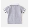 2025 Kids' Polo Shirt: Boys' Trendy Korean-Style Embroidered Short-Sleeve T-Shirt