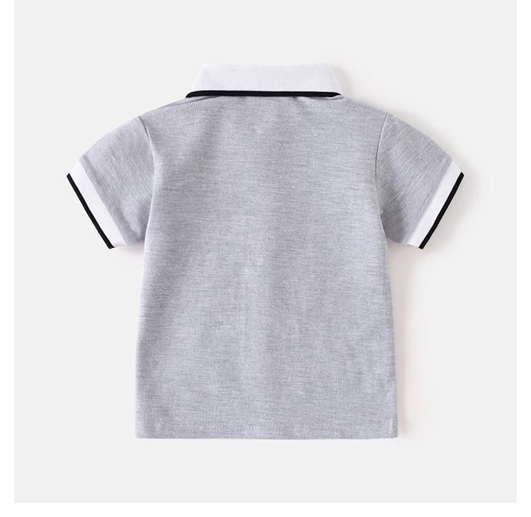 Dětské polo tričko 2025: Chlapecké trendy tričko s krátkým rukávem ve vyšívaném korejském stylu