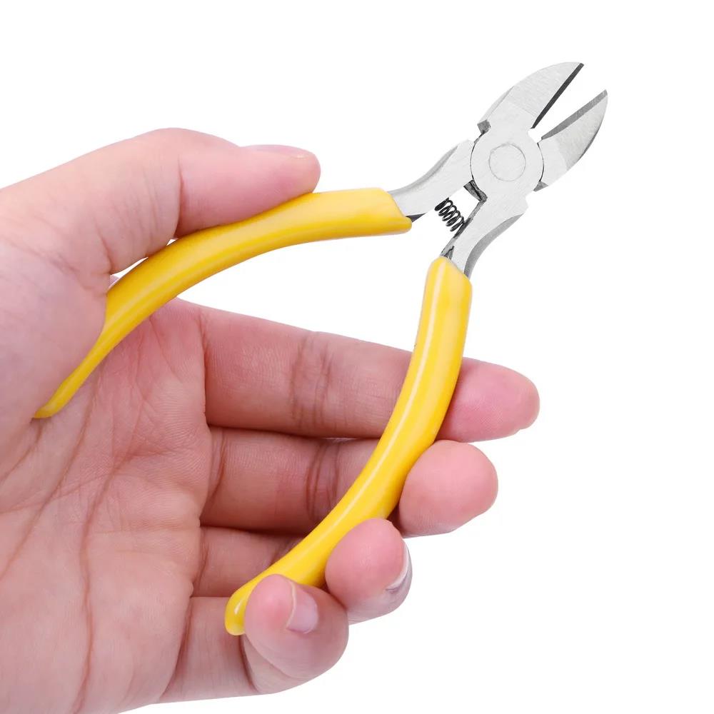 5-In Ultra Sharp Wire Cutters,Small Diagonal Cutters with Spring Loaded Wire Snips for Cutting Crafts and Cable