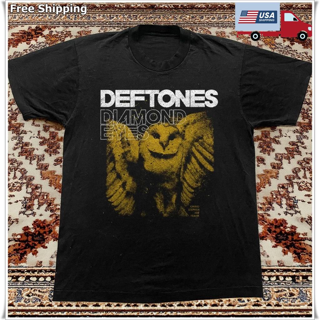 Deftones Diamond Eyes, Black Unisex T-shirt, Size S to