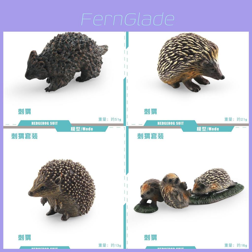 Realistic Pvc Hedgehog Model For Static Tabletop Decoration Cute Forest Animal