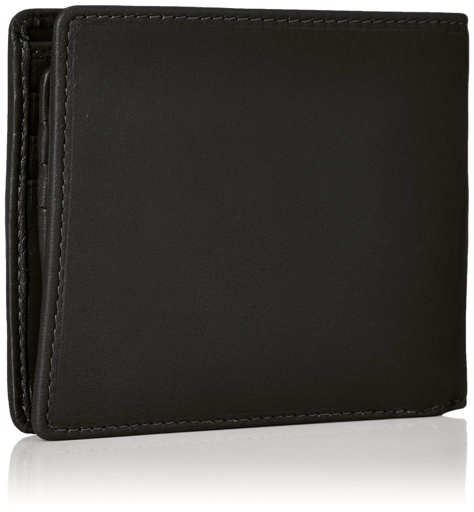 Arnold Palmer Bifold Wallet with Bill Sheepskin APS3204 Men's Compartment, Leather, (Black)