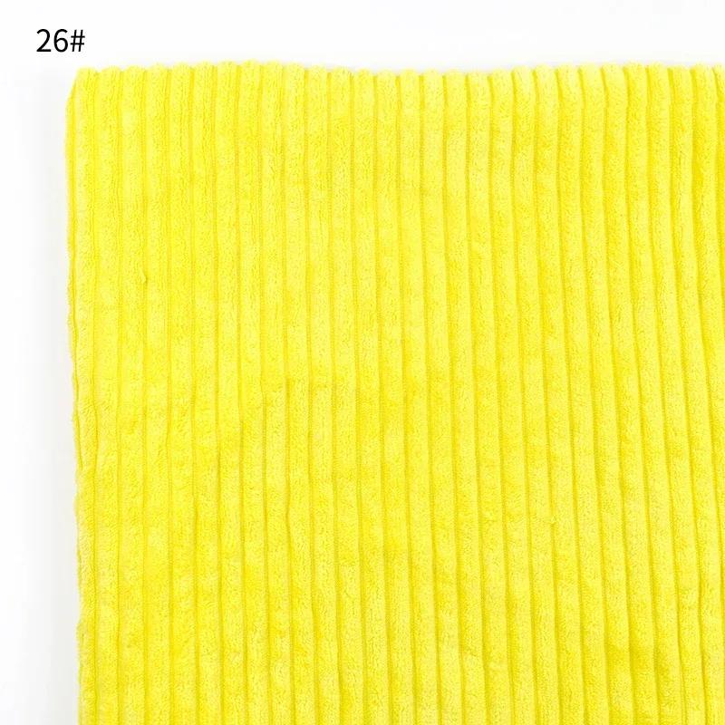 Meetee 50/100*150cm Striped Cotton Corduroy Fabric Decorative Cloth for Sofa Pillows Plush Toy DIY Clothing Sewing Home Textiles