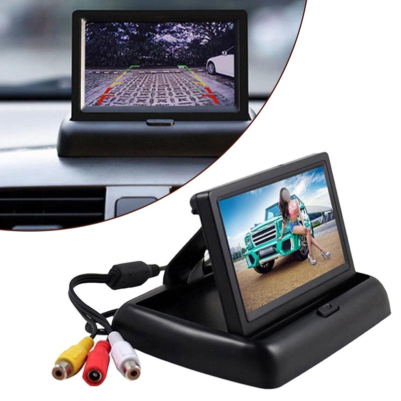 Sleek Design 4 3 Inch Car Backup Video Screen High Definition Monitoring with Automatic Power Off Capabilities