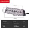 Super lysstærk 18-LED Vandtæt Motorcykel Spotlys 12V-60V X20