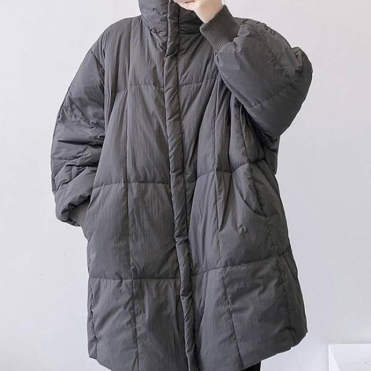 Winter Thickened Retro Cotton Jacket Women Large Size Down Coat Mid Length Loose Casual Warm Winter Coat
